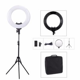 Лампа кольцевая Ring Light R-48B AC 18' 48W с сумкой и штативом Salontool.ru