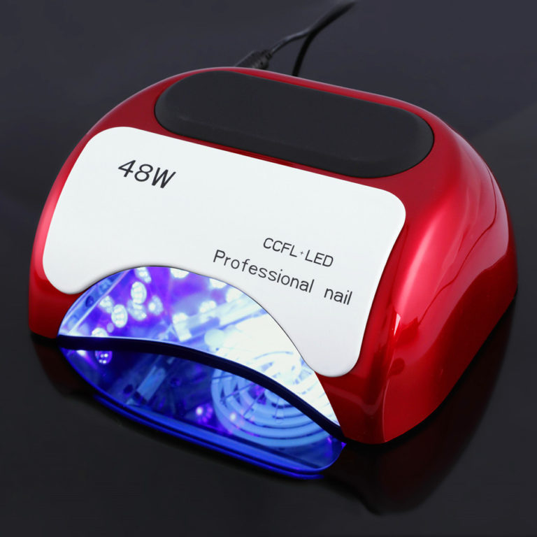 Лампа для сушки гель лака CCFL+LED Professional Nail Красная, 48W ...