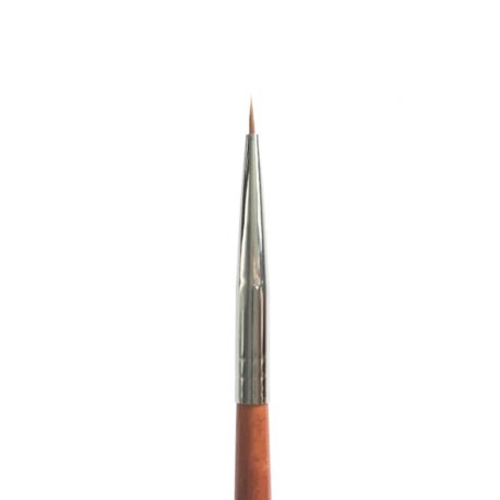 Кисть волосок Nail Art №000, деревянная ручка (1шт)