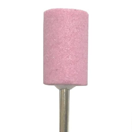 Фреза корундовая розовая для маникюра Усеченный конус, средний 10мм