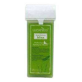 Воск теплый Алоэ Вера для депиляции в картридже-WaxKiss-100г-Salontool.ru