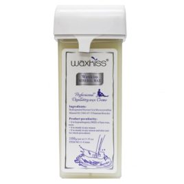 Воск теплый Кремовый для депиляции в картридже-WaxKiss-100г-Salontool.ru