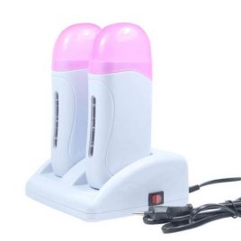 Воскоплав на две кассеты с базой, розовый на Salontool.ru