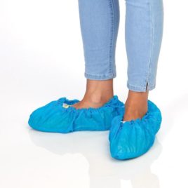 Бахилы "Экстра" синие, 15х40 см, 50шт