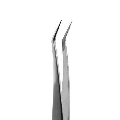 Пинцет Silver Star AT-868 для наращивания изогнутый на salontool.ru 1