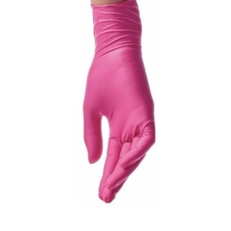 Перчатки L валли пластик розовые3_1