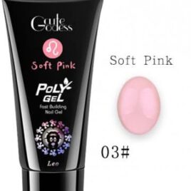 Gcute Godess Акригель (полигель) для моделирования ногтей №3 Soft Pink 15 мл на Salontool.ru