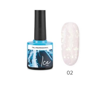 TNL, Ice Top - закрепитель для гель-лака с прозрачной жемчужной слюдой №02, 10 мл