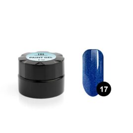 Гель-краска для дизайна ногтей Paint Gel TNL №17 мерцающий фиолет, 6мл111