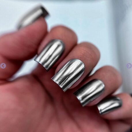 Patrisa Nail, Гель краска для ногтей Liquid Steel серебро с зеркальным эффектом 5 гр6