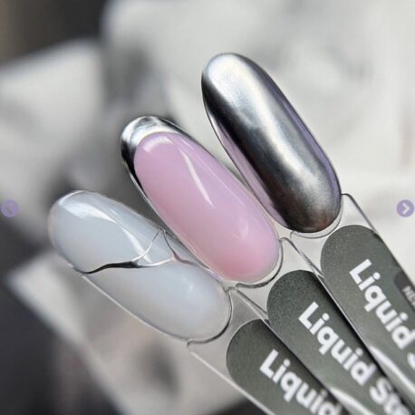 Patrisa Nail, Гель краска для ногтей Liquid Steel серебро с зеркальным эффектом 5 гр8