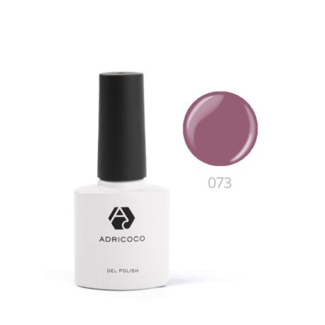 Цветной гель-лак ADRICOCO №073 дымчато-пурпурный (8 мл.)2