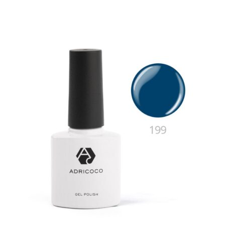Цветной гель-лак ADRICOCO №199 классический синий (8 мл.)2