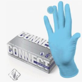 Перчатки Connect Blue нитриловые S