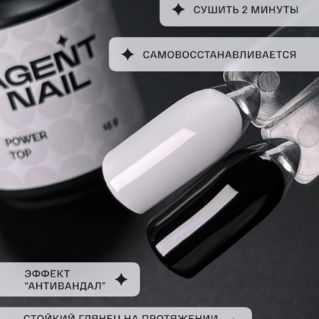 Топ глянцевый Power Top, 15 г
